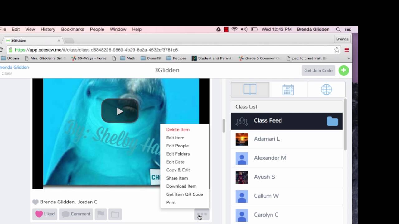 Printing QRcode from SeeSaw YouTube