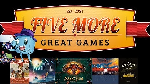 Five More Great Games: Commands & Colors Ancients, Search for Planet X, Sanctum, Pipeline, Las Vegas