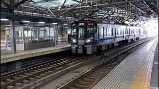 普通列車 北陸本線 福井駅 521系 到着