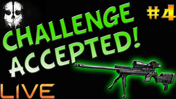 " USR Quickscope Challenge! " Challenge Accepted! Call of Duty: Ghosts Gameplay