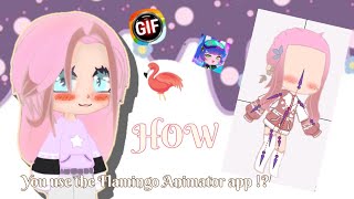 واخيييرا الفيديو المنتظر !!!'☆(أسهل تطبيق للتحريك)Flamingo animator كيف أستخدم هذا التطبيقgacha club screenshot 1