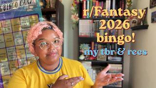 BINGO IS BACK! | My 2026 r/Fantasy TBR and recommendations