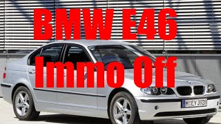 BMW E46 не крутит стартер. Отключить иммобилайзер БМВ. MS43 immo off