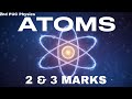 Atoms Chapter – 2 &amp; 3 Marks Important Questions | 2nd PUC Physics | Kannada