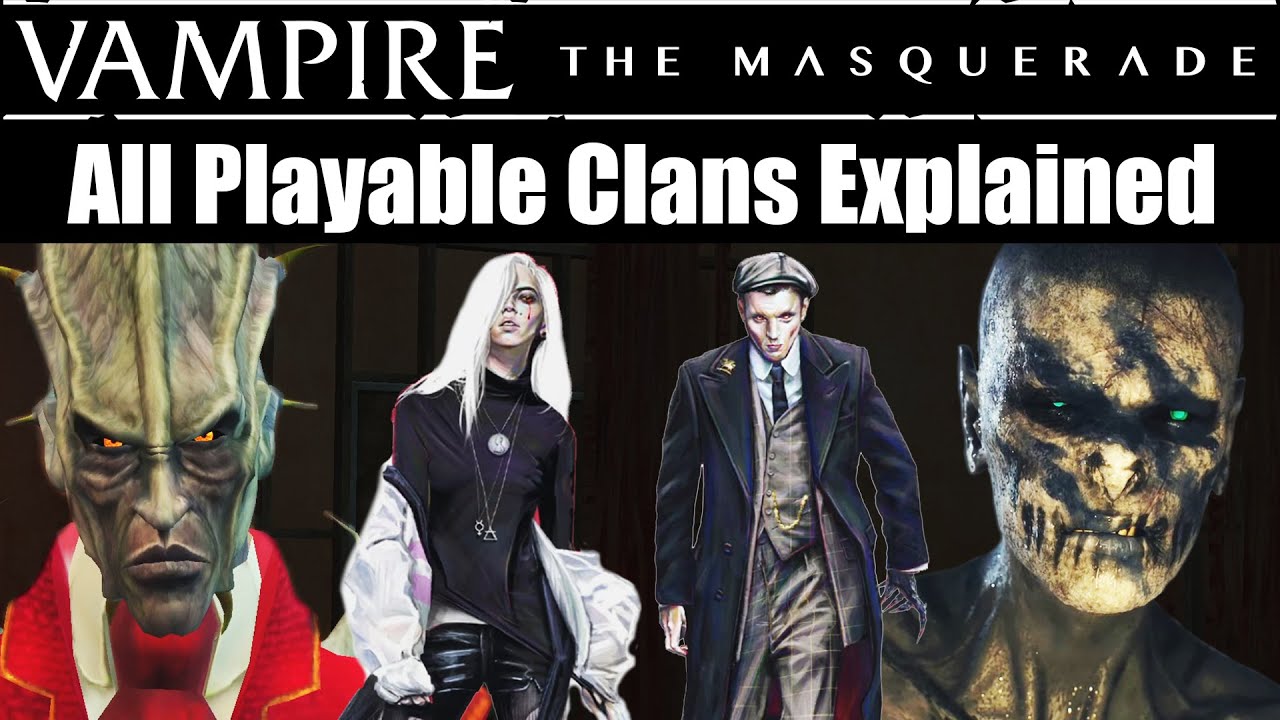 Vampire: The Masquerade – Bloodlines 2 Clans: every ancient family