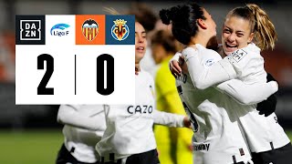 Valencia Femenino vs Villarreal CF (2-0) | Resumen y goles | Highlights Liga F