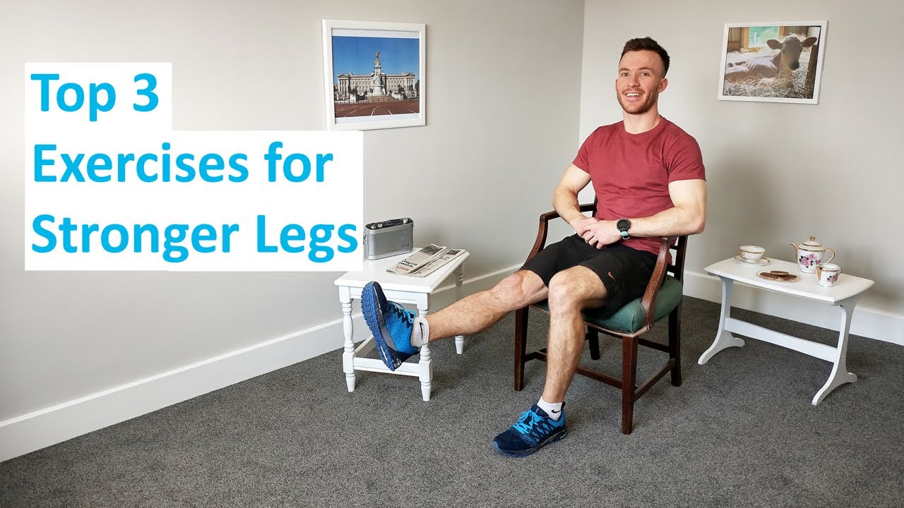 Top 3 Exercises for Stronger Legs Seated Exercise for Seniors YouTube