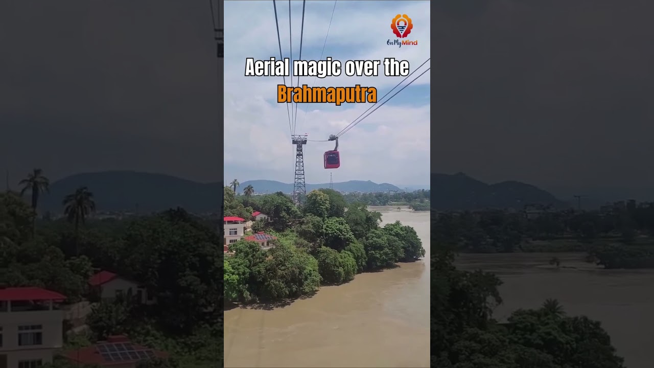 Capturing the breathtaking views of the Guwahati Ropeway! 🏞️✨