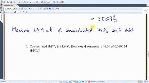 Chem 11 Dilutions Part 2