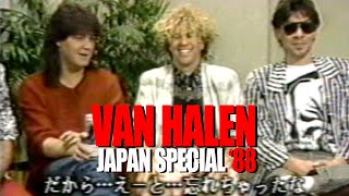 Van Halen 1988 Japan TV Special // Eddie Van Halen // Sammy Hagar