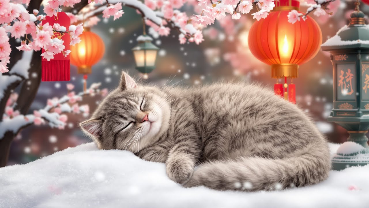 Музыка для сна для кошек 💤 12 часов спокойных целебных звуков для беспокойных кошек (без рекламы)