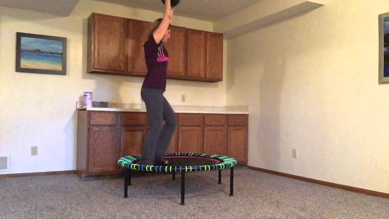 Medicine Ball on Rebounder 1 YouTube