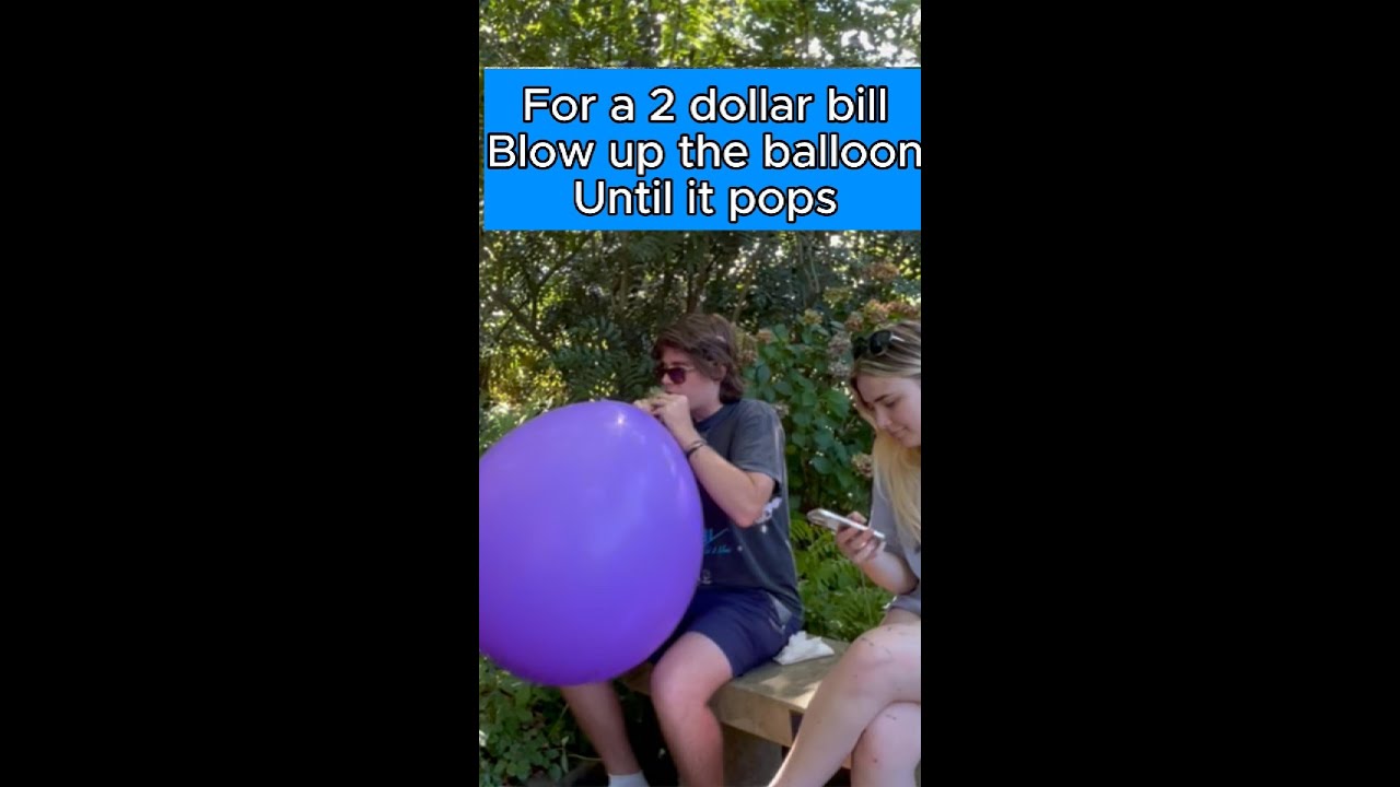 Blow up a balloon until it pops! - YouTube