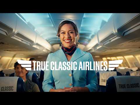 True Classic YouTube ad: Welcome Aboard True Classic Airlines