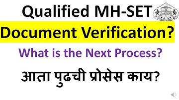 MHSET Result. Document Verification. Complete Procedure to get SET Certificates