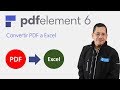 Convertir PDF a Excel con PDFelement