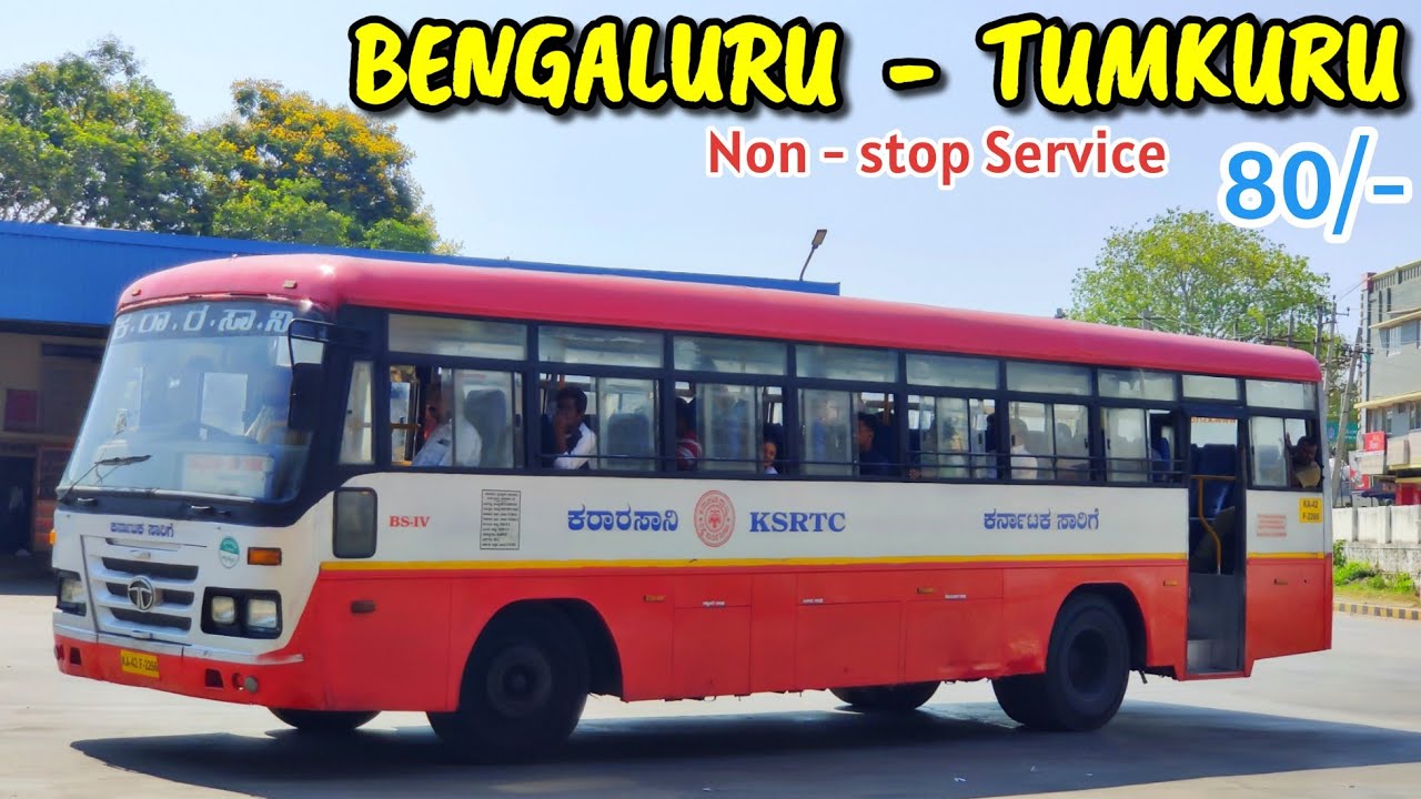 KSRTC BENGALURU - TUMKURU (Non-stop) Cabin Ride 