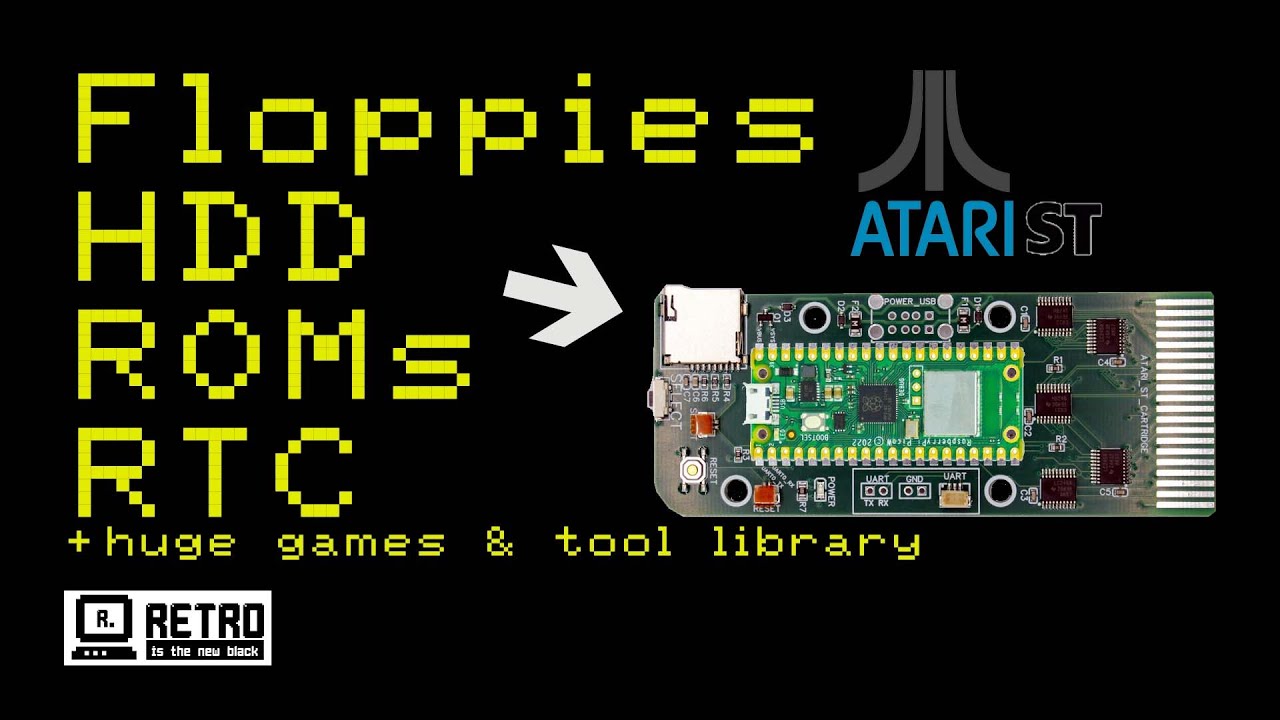 The only ATARI ST cartridge you will ever need! The SidecarTridge 