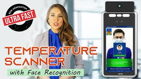 Ultra-fast Temperature Scanner with  Face Recognition [2nd GEN] Arvia ARV-FS02