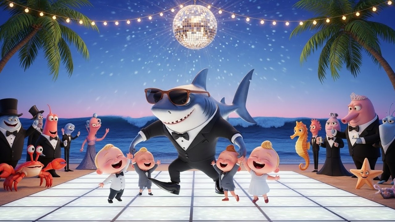 Baby Shark Ocean Dance 🦈🌊 | Kids Songs & Preschool Learning | Bunny Snow