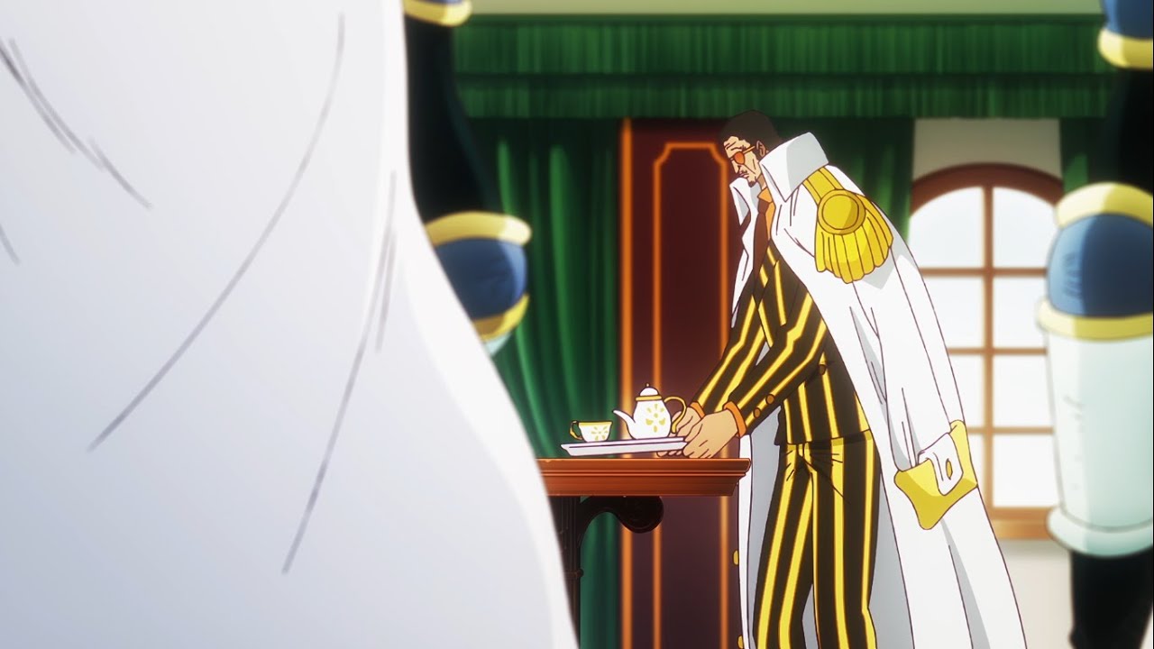 One Piece 1105 | Kizaru pours tea for Saint Jaygarcia Saturn | English Sub