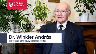 Soproni Egyetemi Almanach - 1. Adás - Dr. Winkler András