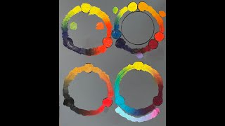 Class 2 of Glowing Color and the Luminous Landscape Painting Split Primary Color Lesson
