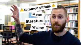 Avoiding common pitfalls in your literature review | University Dissertation Tips (3/6)