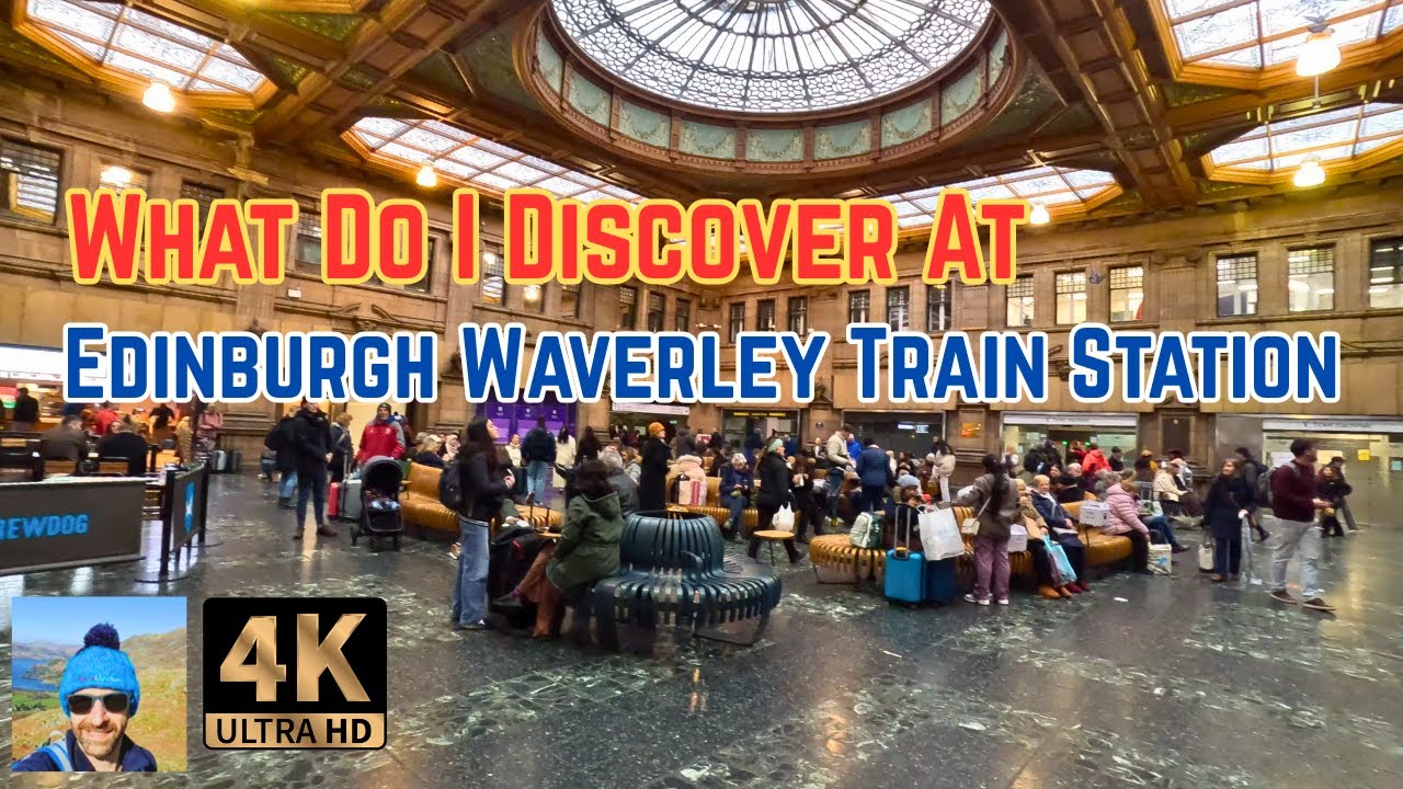 Неожиданная находка: прибытие на железнодорожный вокзал Эдинбурга Уэверли на рождественскую ярмарку.