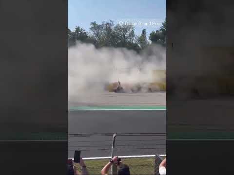 Video Charles Leclerc CRASH in Monza ??