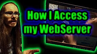 How I Access my Web Server | Crazy Computer Build and Monitor Setup