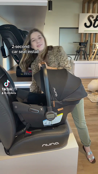 Easiest infant car seat ever! 🚕 The Nuna PIPA urbn baseless car seat #nuna