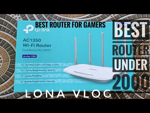 Best router under 2000 / tp-link Archer C60 AC1350 review in tamil / how to configure tp link routeR