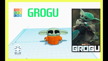 Grogu Mini- Tinkercad Timelapse