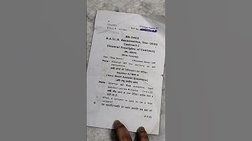 #ccsu B.A.LL.B 3RD SEM. GENERAL PRINCIPLES OF CONTRACT BL-3004 DEC-2022