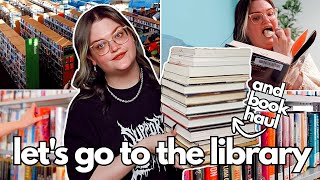 Library Vlog Book Haul