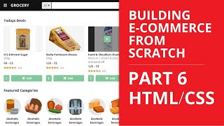 E-commerce from scratch - part 6 - HTML/CSS - Header (no audio)