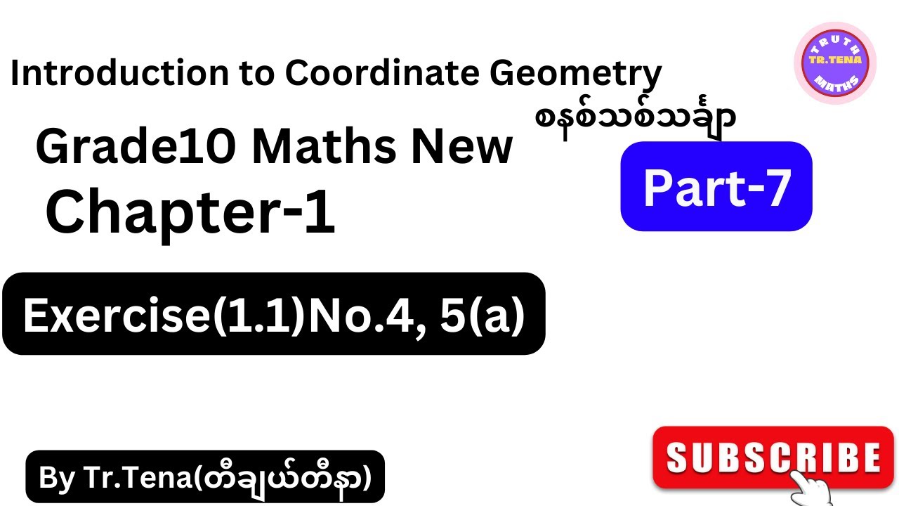 Grade10 maths chapter1,coordinate geometry grade10 math,tena - YouTube