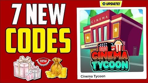 💫UPDATE ⚡NEW⚡ Cinema Tycoon CODES IN JUN 2025- ROBLOX Cinema Tycoon CODES