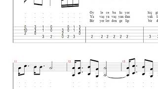 Erkin Koray   Akrebin Gözleri  Nota   Tab