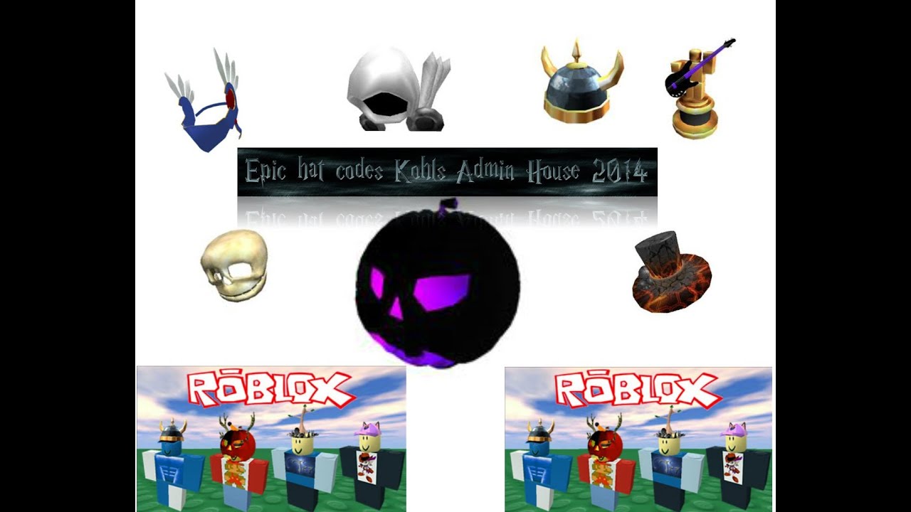 Epic Hat Codes Kohls Admin House 2014 Youtube - jj5x5 normal roblox