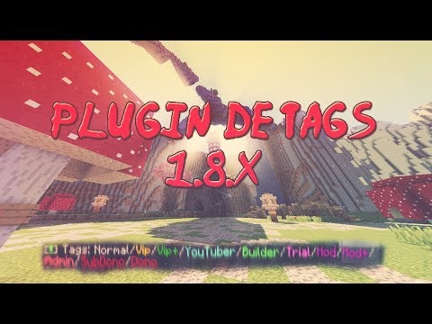 🔴 [PREVIEW] PLUGIN DE TAGS COMPLETO SEM META !! ( 1.7.X & 1.8.X ) [PREVIEW] 🔴