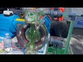 Pump demonstration with green slime