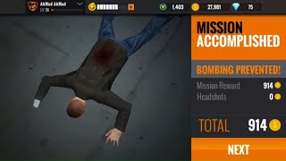 Sniper Assassin 3d, Meatinville city, Primary Mission#7 "Proxy bombing"