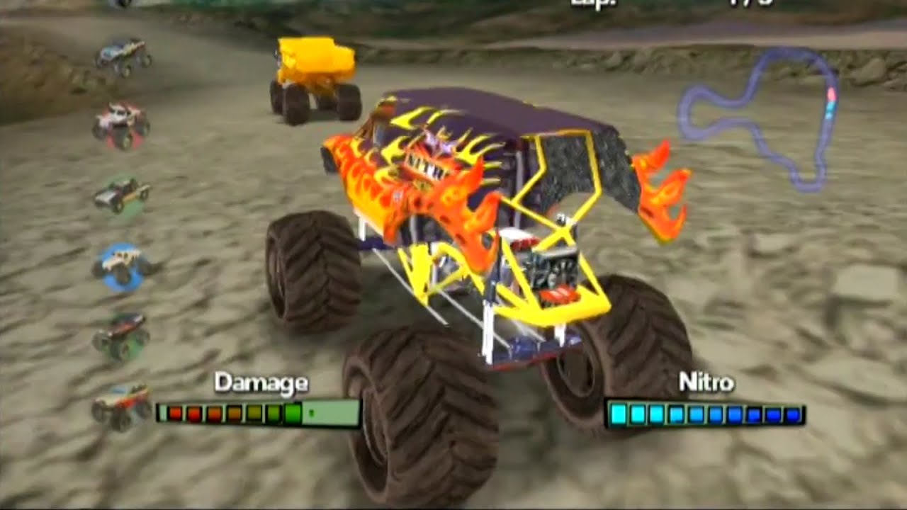 Monster Trux Offroad (Wii) Gameplay YouTube
