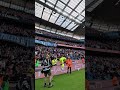 How Donnarumma celebrates with the fans 🧤🩵 #football #mancity #premierleague