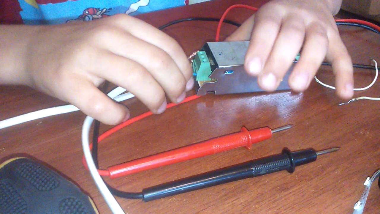 Как подсоединить блок питания на 12 V ( на примере к диодной ленте ...