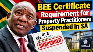 BEE Certificate Requirement for Property Practitioners Suspended in South Africa