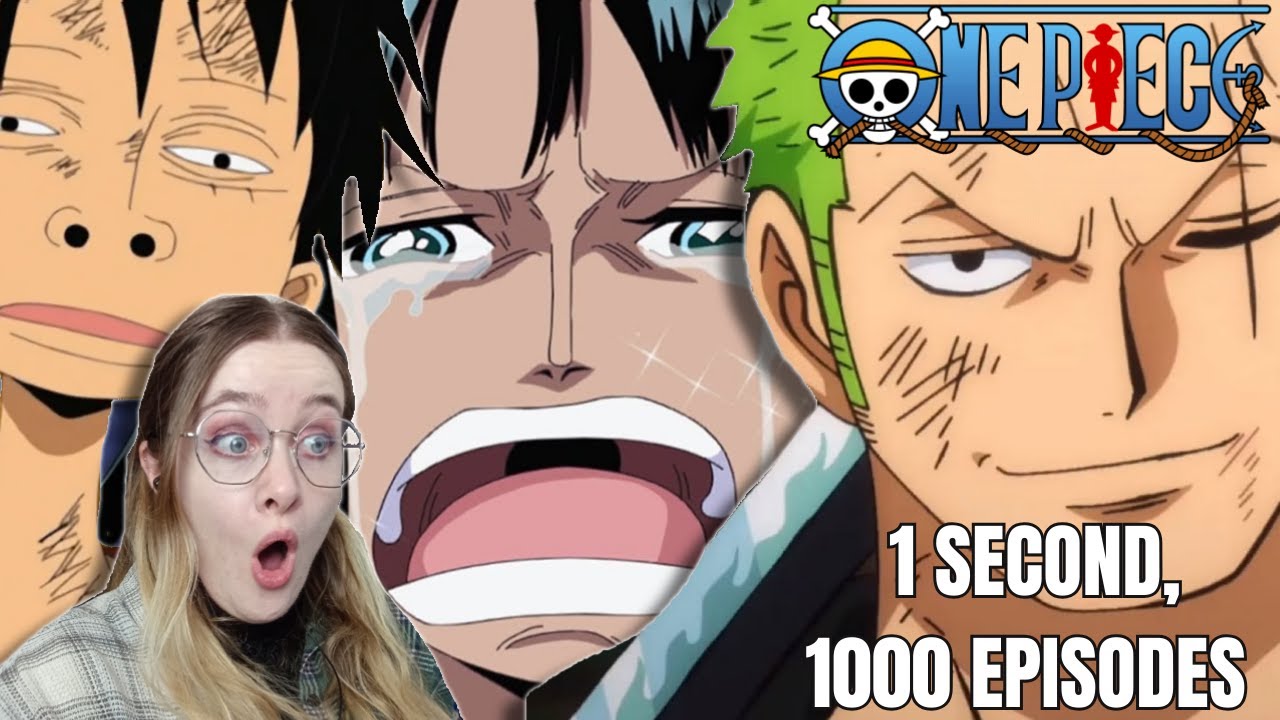 1 Second from 1000 Episodes of One Piece 