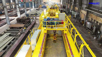 Cầu trục dầm đôi 40/10 tấn & 20/5 tấn xuất khẩu sang Argentina